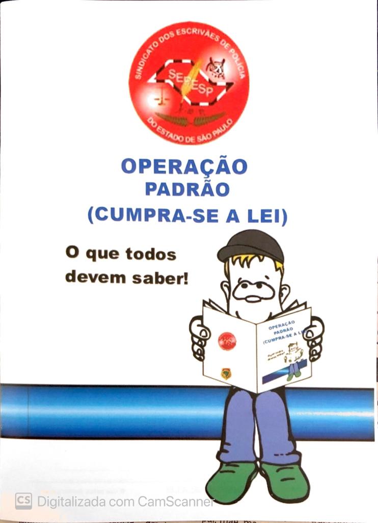 CARTILHA OPERAÇÃO PADRÃO