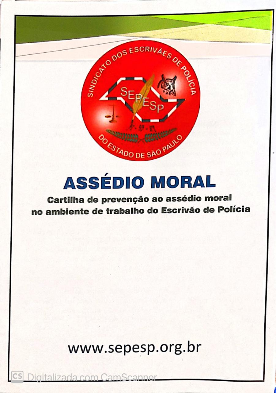 CARTILHA ASSÉDIO MORAL